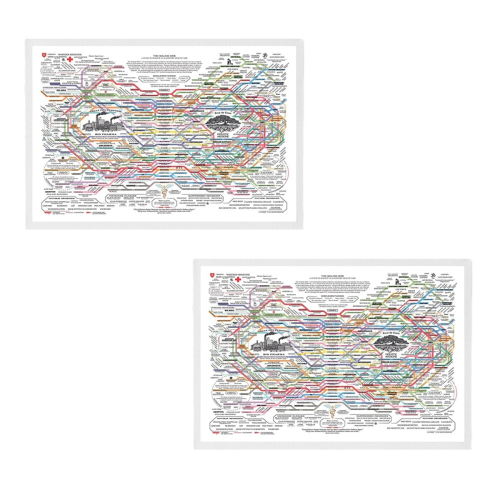 Abstract Canvas Wall Art Prints the Healing Web Chart Poster