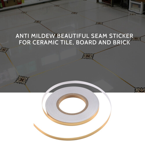 50 Meter Gold Self-Adhesive Stickers Waterproof Tile Wall Space Decor 2
