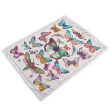 Butterfly Tapestry Vintage Beige Vertical Tapestries 28X38Inch