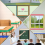 Gewellte Pinnwandränder, Klassenzimmerränder 4