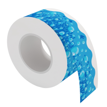 20M Blau Bulletin Board Grenzen Aufkleber Blase Muster Tafel