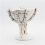 Halloween Candy Bowls Skeleton Hands Dish Resin Skull Bowl 7