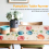 Fall Eucalyptus Leaves Pumpkins Table Runner, Decoration B 5
