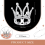 12Pcs Crown Cake Topper Mini Baby Queen 9