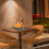 Cartoon Kitten Candle Holder, Cat Warming Its Paws A 9