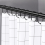 12 Pcs Open Shower Curtain Hook Rings Oval Hanging black 5