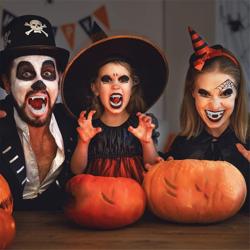 100-Pack Halloween White Teeth Fangs 2