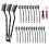 20 Pcs Mini Wire Brush Stainless Steel Set 2