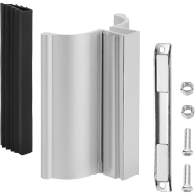 Stainless Steel U-Channel, 3Inch Chrome Frameless Shower Door Handle