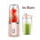 1set-New Portable Juicer with 2 Cups, USB Rechargeable Mini Blender 3