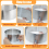 Cake Ring Adjustable Stainless Steel Baking Sturdy Mould 7