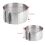 Cake Ring Adjustable Stainless Steel Baking Sturdy Mould 3