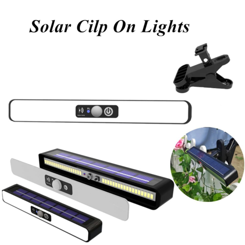 Powerful Clip LED Solar Wall Lights IP65 Waterproof Outdoor 2