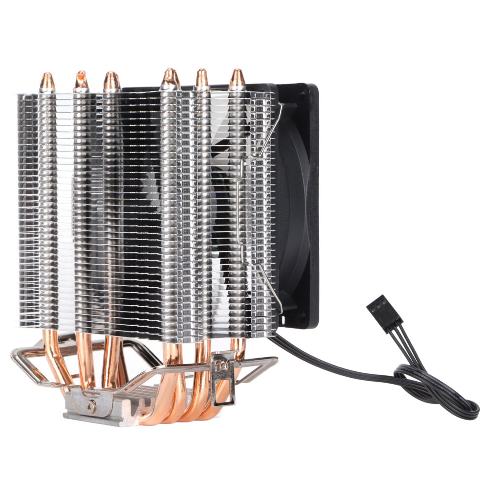 Rgb 90Mm Cpu Cooling Fan With 4 Heatpipes, 20Db Noiseless 9381342969769