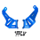 Motorcycle Accessories Oxygen Sensor Protection Guard Blue 2