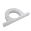 Silver 2inch Hole Brushed Underdash Mount bracket 3