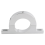 Silver 2inch Hole Brushed Underdash Mount bracket 5