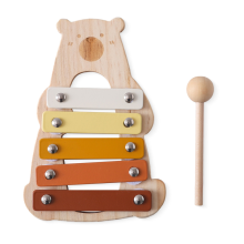Baby Holz Musikinstrumente Spielzeug Multifunktionale Bär Form Xylophon Oktave Spielen Geschenk