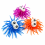 Funny Eye Yo-Yo Glowing Sea Urchin Fur Ball Decompression Toy Easter Egg Stuffing 2