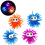 Funny Eye Yo-Yo Glowing Sea Urchin Fur Ball Decompression Toy Easter Egg Stuffing 6