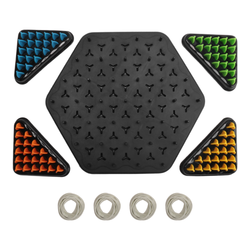 Geometric Chain Chess Puzzle Triangle Tabletop Game Family Interactive Exercise Thinking Children Logic 2