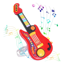 Kindergitarre und Kleinkindklavier 2 in 1 für Kleinkinder von 3–5 Jahren mit Gurt, Spielzeug, Anfänger, Kindergeschenk