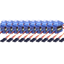 10 STÜCKE SG90 9G Mini-Servomotor für RC-Flugzeuge Roboterarm Starrflügel-Steuerflugzeug 360 