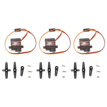 3Pcs/Lot 9G Digital Servo Motor High Speed Steering RC Metal Gear for 1/16 1/18 1/24 Car Boat Helicopter