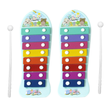 Kinder-Oktett-Handschlaginstrument mit Rädern und schleppbarem Musikklavier