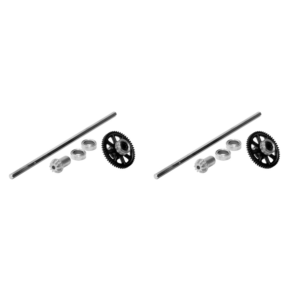 2X Metal Main Drive Shaft with Bearing Set QZJ04 for Q901 Q902 Q903 9130 9136 9137 1/16 RC Car Spare Parts-image-OPC-PJQKYQ5-NEW