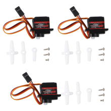 3PCS/Lot Servo 9G Digital Motor High Speed Steering RC Plastic Gear for 1/16 1/18 1/24 Car Boat