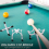 Retractable Billiard Cue Stick Bridge with 6Pcs Removable Brass Head Table Pool Accessories,Silver 7