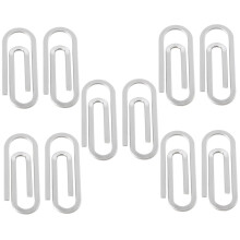 Paper Clips 5 Sets 2pcs Each Durable Metal Clamp for Office and Home Use Money Fixators Assorted Colors