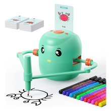 Intelligenter Malroboter für Kinder, ein ideales Geschenk für Kinder ab 5 Jahren,Grün