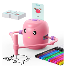 Intelligenter Malroboter für Kinder, ein ideales Geschenk für Kinder ab 5 Jahren,Pink