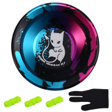 Professional Butterfly Yoyo with Bearing High-Speed Classic Toy for Advanced Player Kids Beginner Color