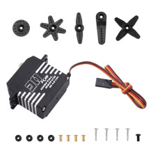 Brushless Servo Aluminum Alloy Case Waterproof Digital Metal Gear for RC Car Truck Crawler Boat Robot DIY 30KG