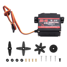 Low Profile Digital Servo Short Body Standard Großes Drehmoment Metallgetriebemotor für 1/8 1/10 RC Car Robot 24KG