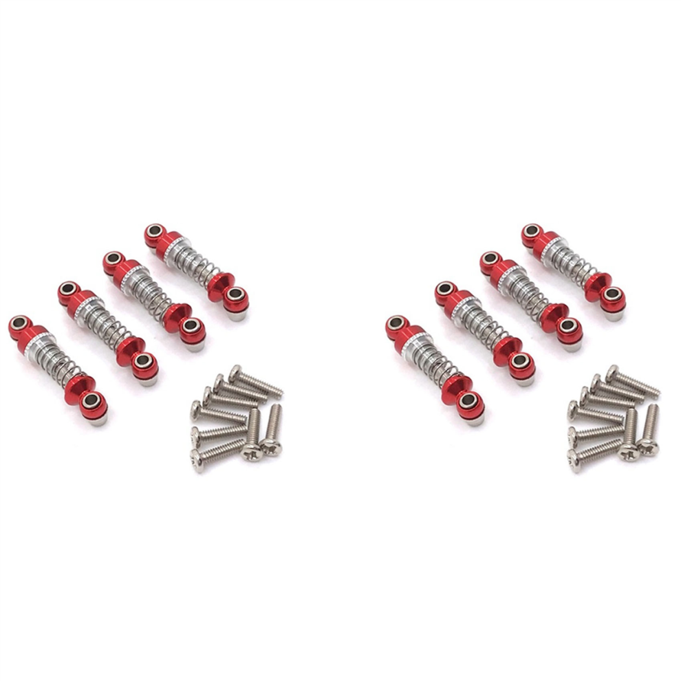 Photos - Parts for Drones & RC models Jojomino 8Pcs Metal Damper for 284131 K969 K979 K989 K999 P929 P939 1/28 RC Car Upgrade Parts,Red 
