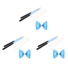 3X Drei-Lager Doppel-Kopf Diabolo Fitness Spielzeug Outdoor Spielen Yo-Yo Ältere Kinder Spielzeug