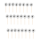 24 PCS Disco Ball Cupcake Toppers Picks Reflective Mirror Cake Decorations Silver 1