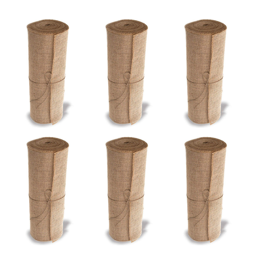6X Burlap Doily Roll-30Cmx275cm. No-Fray Anti-Slip Blanket With Edge Design. Fabric Rolls Are 4852060828225