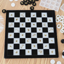 Diy Chess and Checkers Silicone Making Mold Mirror Epoxy Resin Chessboard Piece Tools 113X113mm