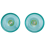 K2 Plus Crystal Responsive Yoyo,Dual Purpose Yo-Yo with Replacement Unresponsive Bearing for Intermediate,Green 2