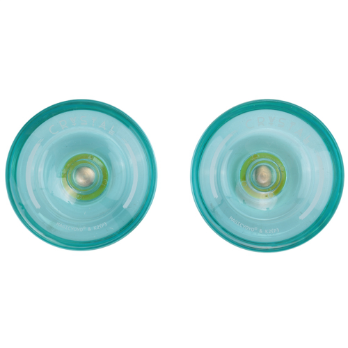 K2 Plus Crystal Responsive Yoyo,Dual Purpose Yo-Yo with Replacement Unresponsive Bearing for Intermediate,Green 1