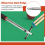 Retractable Billiard Cue Stick Bridge with 3Pcs Removable Brass Head Table Pool Accessories,Silver 8