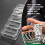10 professionelle Acryl-Pokerchips, 100 Chip-Tabletts (ohne Abdeckung) 5