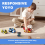 T1 Unresponsive Yoyo Competitive Yo-Yo,Alloy for Beginners,Easy Practise Tricks,with Strings, 1 8