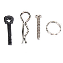3X Metall Hitch Anhänger Haken für SCX10 90046 TRX4 1/10 RC Crawler Auto Fernbedienung Modell Baby Kind