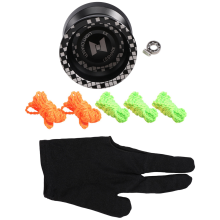 Nicht reagierendes LIGHT CHASER X3 Wettkampf-Jo-Jo, Legierungs-Jo-Jo für Anfänger und zum Üben von Tricks mit Handschuh und Schnüren